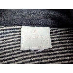 Sundays Waterfall Cardigan Blue and White Stripe Sz Sm